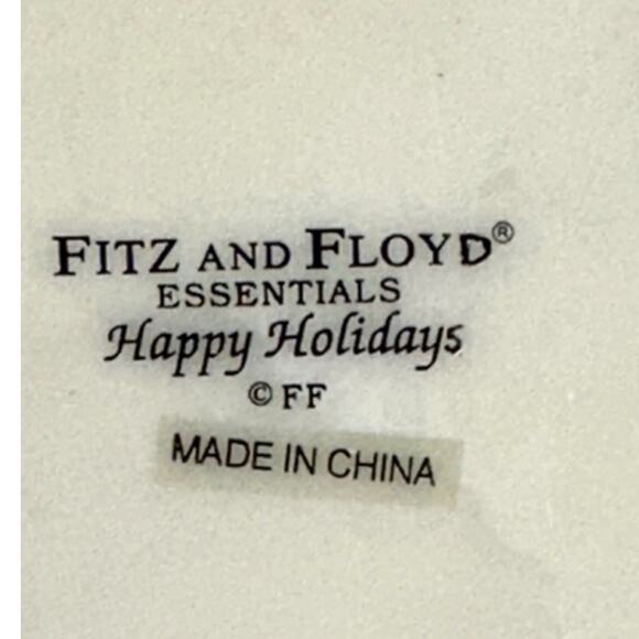 Fitz and Floyd Happy Holidays 2004 Santa Tree and Elf Stocking Holder-NEW in Box - Picture 12 of 12